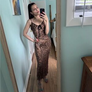 NEW, RUMORED Daytona Maxi Dress, Leopard 🐆 Slip Dress, XS